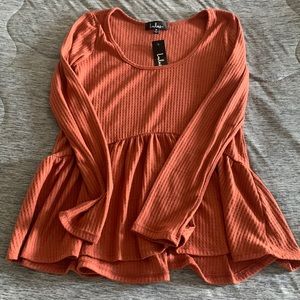 NWT lulu’s babydoll sweater